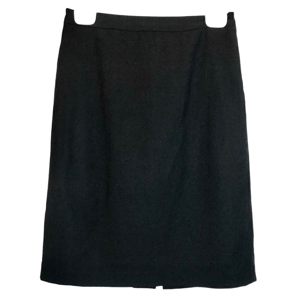 Banana Republic Stretch Wool Blend Pencil Skirt in Dark Black Women’s 0